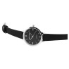 Montre Excellanc Femme bracelet cuir synthétique noir cadran noir 33 mm