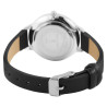 Montre Excellanc Femme bracelet cuir synthétique noir cadran noir 33 mm