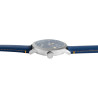 Montre Homme Raptor bracelet cuir véritable bleu yava