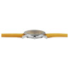 Montre Femme Raptor bracelet cuir véritable jaune sunny