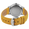 Montre Femme Raptor bracelet cuir véritable jaune sunny