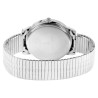 Montre Excellanc bracelet acier inoxydable argenté dateur 40 mm Homme