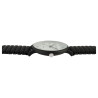 Montre Excellanc bracelet métal noir Femme cadran blanc