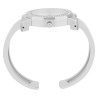 Montre Femme Excellanc jonc rigide métal argenté cadran blanc chiffres romains