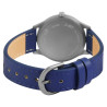 Montre bracelet cuir véritable bleu titane 33 mm Femme Just Watch