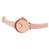 Montre bracelet cuir synthétique rose Excellanc Femme cadran rose 38 mm