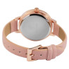 Montre bracelet cuir synthétique rose Excellanc Femme cadran rose 38 mm