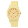 Montre Femme Q&Q jaune cadran jaune