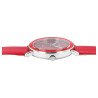 Montre Femme bracelet cuir synthétique rouge Excellanc cadran rouge 39 mm