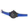 Montre Femme Excellanc bracelet cuir synthétique bleu cadran gris