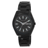 Montre Homme Leonardo Verrelli bracelet acier inoxydable noir cadran noir