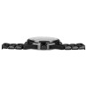 Montre Homme Leonardo Verrelli bracelet acier inoxydable noir cadran noir
