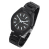 Montre Homme Leonardo Verrelli bracelet acier inoxydable noir cadran noir