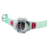Montre Enfant QBos bracelet silicone vert cadran blanc