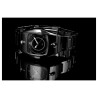 Montre Homme Akzent boîtier coussin gris cadran noir bracelet métal