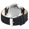 Montre Femme bracelet cuir synthétique noir Excellanc cadran noir marbré
