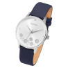 Montre Femme bracelet cuir véritable bleu dory Raptor