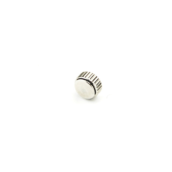 Couronne De Montre NOS – 40 Mm, Filetage 0,90, Plaqué Or Rose, Acier