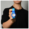 Montre Enfant Q&Q bleu flugzeug 30 mm