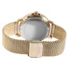 Montre Homme Raptor bracelet acier inoxydable doré cadran noir