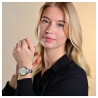 Montre Femme Raptor bracelet acier inoxydable argenté cristaux