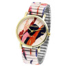 Montre Femme Excellanc bracelet acier inoxydable multicolore