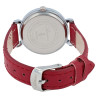 Montre Adrina Femme bracelet cuir synthétique rouge