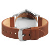 Montre Raptor bracelet cuir véritable brun Homme cadran vert