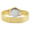 Montre Femme Excellanc bracelet acier inoxydable doré bracelet extensible