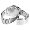 Montre Homme bracelet acier inoxydable argenté Just Watch cadran blanc