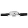 Montre bracelet cuir véritable noir dateur 43 mm Just Watch Homme
