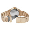 Montre bracelet acier inoxydable doré Homme Just Watch cadran blanc 42 mm
