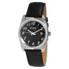 Montre Homme Flair bracelet cuir véritable noir dateur 36 mm