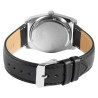 Montre Homme Flair bracelet cuir véritable noir dateur 36 mm