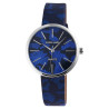 Montre Femme bracelet cuir synthétique noir Excellanc