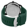 Montre Classix Homme bracelet silicone vert cadran vert