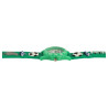 Montre QBos bracelet silicone vert Enfant cadran blanc 28 mm