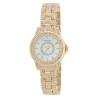Montre Excellanc Femme bracelet métal doré cadran argenté 29 mm
