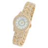 Montre Excellanc Femme bracelet métal doré cadran argenté 29 mm
