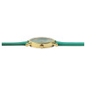 Montre Femme Akzent bracelet cuir synthétique vert cadran vert 38 mm