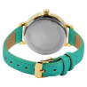 Montre Femme Akzent bracelet cuir synthétique vert cadran vert 38 mm