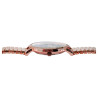 Montre Excellanc bracelet acier inoxydable doré rose bracelet extensible Homme