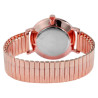 Montre Excellanc bracelet acier inoxydable doré rose bracelet extensible Homme