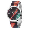 Montre Femme Raptor bracelet acier inoxydable vert colorful