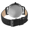 Montre Excellanc Homme bracelet cuir synthétique noir