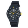 Montre Homme Q&Q bracelet plastique bleu cadran bleu