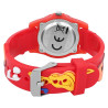 Montre Enfant QBos bracelet silicone rouge guitare