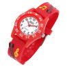 Montre Enfant QBos bracelet silicone rouge guitare