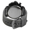 Montre Homme bracelet cuir synthétique gris chronographe Elite