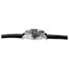 Montre Homme Q&Q Superior bracelet cuir véritable noir cadran noir